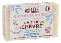 MKL Green Nature Lait de Chèvre Bio Savon Surgras Sans Parfum 100 g