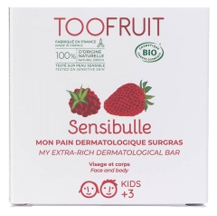 Toofruit Sensiblle Mi Pan Dermatológico Sobregraso Frambuesa Fresa Bio 85 g