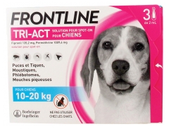 Frontline TRI-ACT Dogs 10-20kg 3 Pipettes