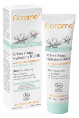 Hydratation Crème Visage Hydratante Riche Bio 50 ml