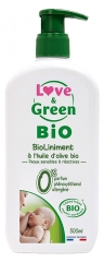 Love &amp; Green BioLiniment à l'Huile d'Olive Bio 500 ml