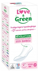 Love & Green Hypoallergene Slipeinlagen Normal 30 Slipeinlagen