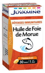 Juvamine Huile de Foie de Morue 30 Capsules