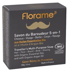 Florame Homme Sabonete do Aventureiro 5-em-1 Bio 100 g