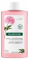 Klorane Apaisant - Cuir Chevelu Sensible Shampoing à la Pivoine Bio 400 ml