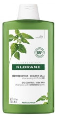 Klorane Champú de Ortiga Bio - Seboregulador Cabello Grasa 400 ml
