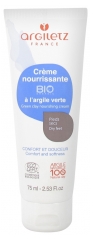 Argiletz Crème Nourrissante Argile Verte Pieds Secs Bio 75 ml