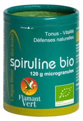 Flamant Vert &Oslash;kologisk Spirulina Mikrokorn 120 Gram