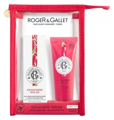 Roger &amp; Gallet Gingembre Rouge Eau Parfumée Bienfaisante 30 ml + Gel Douche Bienfaisant 50 ml Offert