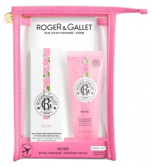 Roger &amp; Gallet Rose Eau Parfumée Bienfaisante 30 ml + Wohltuendes Duschgel 50 ml Offerte
