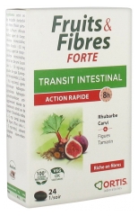 Ortis Fruits &amp; Fibres Forte Transit Intestinal 24 Comprimés