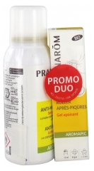 Pranarôm Aromapic Spray Corporel Anti-Moustiques Bio 75 ml + Aromapic Roller Après-Piqûres Gel Apaisant Bio 15 ml