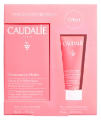 Caudalie Vinosource Hydra S.O.S Rehydratisierendes Serum 30 ml + Feuchtigkeitsspendende Creme-Maske 15 ml Geschenkt