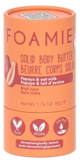 Espuma de Leche Sólida de Papaya y Avena 50 g