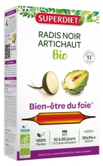 Superdiet Radis Noir - Artichaut Bio 20 Ampoules