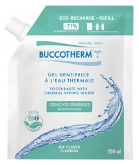 Buccotherm Gel Dentifrice à l'Eau Thermale Gencives Sensibles Bio Éco-Recharge 200 ml