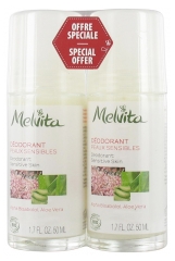 Melvita Deodorant Sensitive Skin Organic 2 x 50ml