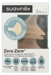Suavinex Zero.Zero 2 Tétines Débit Lent 0 Mois et +