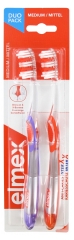 Elmex Anti-Caries InterX Brosse à Dents Medium Duo Pack