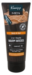 Kneipp Warm Woods Shampoo-Dusche Herren Hitze des Walds 200 ml