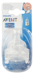 Avent 2 Teats with Variable Flow 3 Months and +