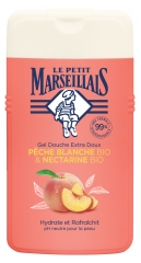 Le Petit Marseillais Extra Mildes Duschgel Weißer Pfirsich Bio Nektarine Bio 250 ml