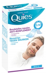 Quies Anti-Knarkimo 24 Nosies Juostelės