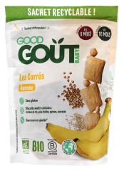 Good Goût Banana Squares From 8 Months Organic 50 g