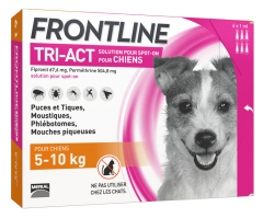 TRI-ACT Chiens 5-10 kg 6 Pipettes