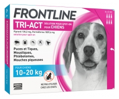 Frontline TRI-ACT Chiens 10-20 kg 6 Pipettes