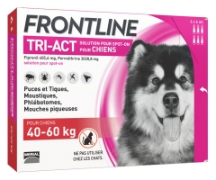 Frontline TRI-ACT Chiens 40-60 kg 6 Pipettes
