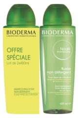 Bioderma Nodé Shampoo Fluido non Detergente 2 x 400 ml