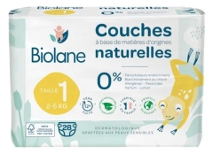 Couches Naturelles 28 Couches Taille 1 (2-5 Kg)