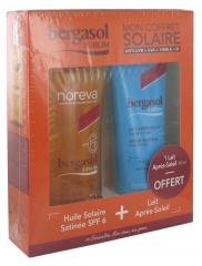 Noreva Bergasol Sublim SPF6 Satin Sun Oil 125ml + Expert After-Sun Milk 100ml Free