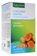 Naturland Curcuma Pipérine 150 Végécaps