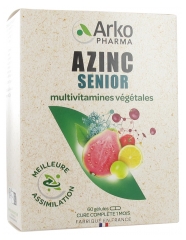 Arkopharma Azinc Senior Vegetable Multivitamins 60 Capsules