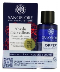 Sanoflore Absolu Merveilleux Sérum Anti-Rides Intégral Bio 30 ml + Aqua Merveilleuse Peeling Botanique Bio 50 ml Offerte