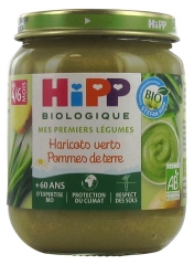 HiPP Moje Pierwsze Warzywa Zielona Fasolka Ziemniaki od 4/6 Miesiąca Ekologiczne 125 g