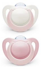 NUK Chupetes Genius 2 Silicona 6-18 Meses
