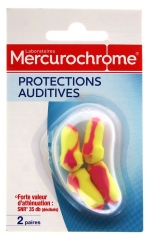 Mercurochrome Protections Auditives 2 Paires