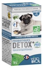 Vétobiol Probiotics Detox+ Small Dog Organic 30g
