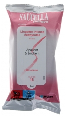 Saugella Poligyn 15 Lingettes Intimes Nettoyantes