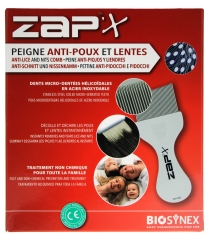 Zap 'x Peigne Anti-Poux et Lentes VM-X200