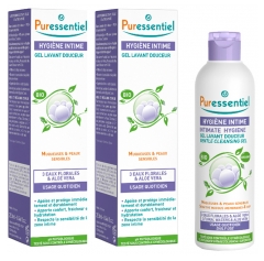 Puressentiel Higiene Íntima Gel de Limpieza Suave Certificado BIO Lote de 2 x 250 ml