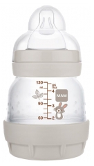 Glass Baby Bottle - MAM - fox Patterns - 170ml Mam