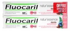 Fluocaril Natur'Essence Dentifrice Dents Sensibles Bi-Fluoré Lot de 2 x 75 ml
