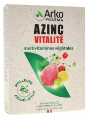 Arkopharma Azinc Vitalitate Multivitamine Vegetale 30 Comprimate