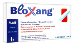 Bausch + Lomb Bloxang Plaie 5 Éponges Hémostatiques