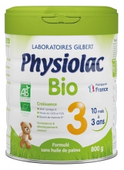 Physiolac Organic 3 10 Miesięcy do 3 lat 800 g