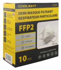 Demi Masque Filtrant FFP2 10 Masques